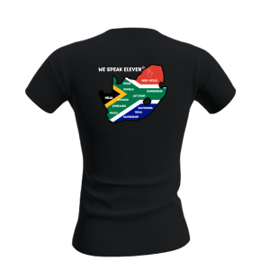 Ladies T-shirt-We Speak Eleven-Hello