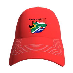 Red baseball cap- We Speak Eleven - Hello Cap-We Speak Eleven-Hello
