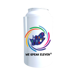 White can cooler- We Speak Eleven Can Cooler - We Speak Eleven