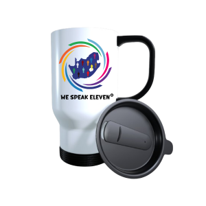 Travel Mug - Plastic - We Speak Eleven